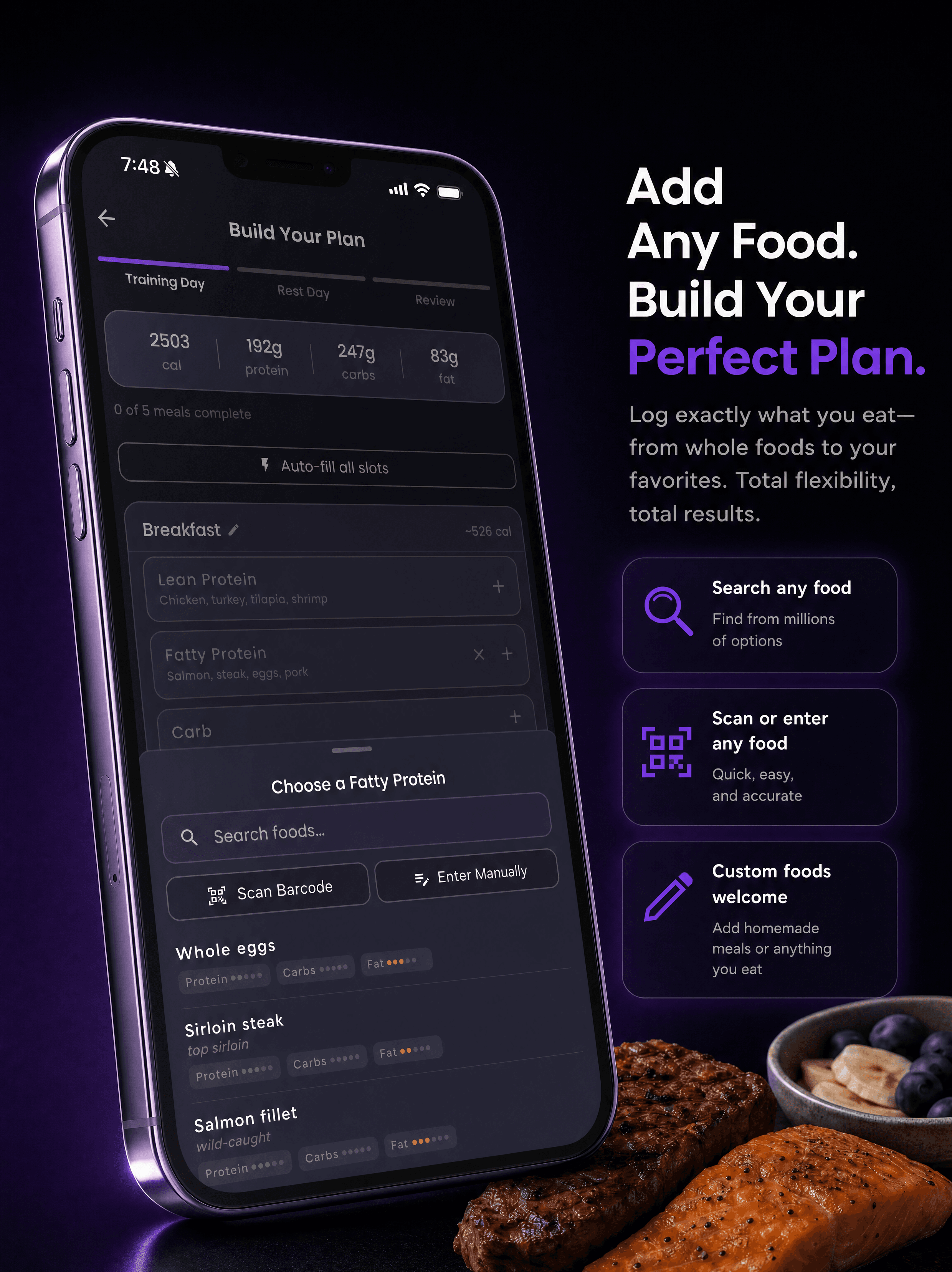 Track 360 nutrition, meal planning tailored to you